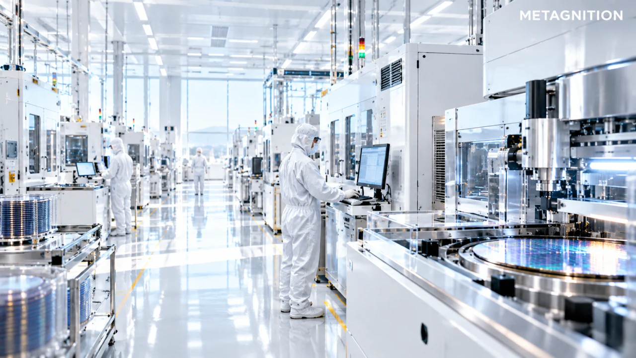 Modern semiconductor manufacturing campus